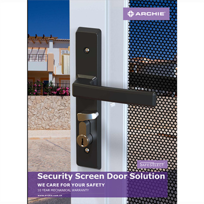 Hinged Security Screen Door Lock standard range